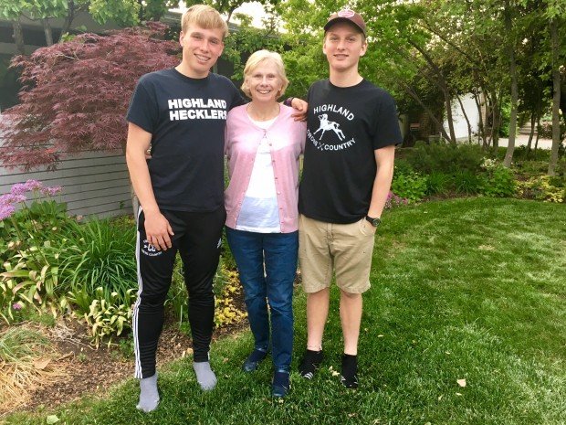 The boys and Wawa (my mom), May, 2017, Salt Lake City, Utah